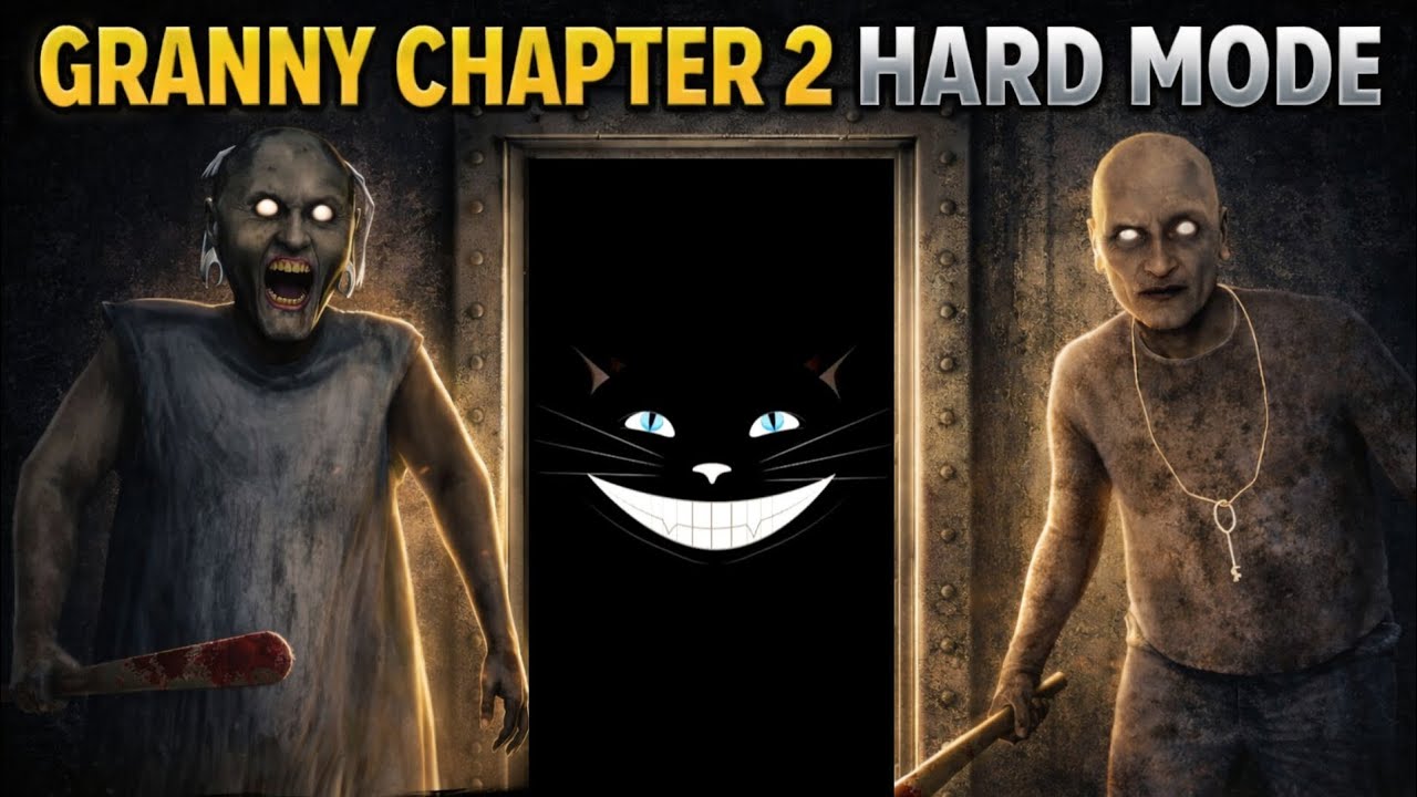 Granny or Grandpa ka main gate sa bhag gya | Granny chapter 2 | Hard Mode | Door Escape |