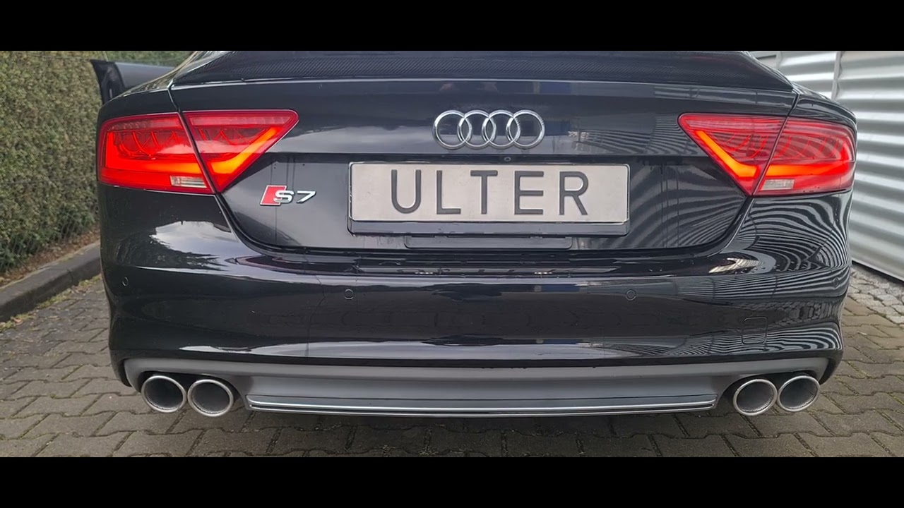 AUDI A7 C7 4.0 TFSI ULTER ACTIVE EXHAUST SYSTEM (valves)