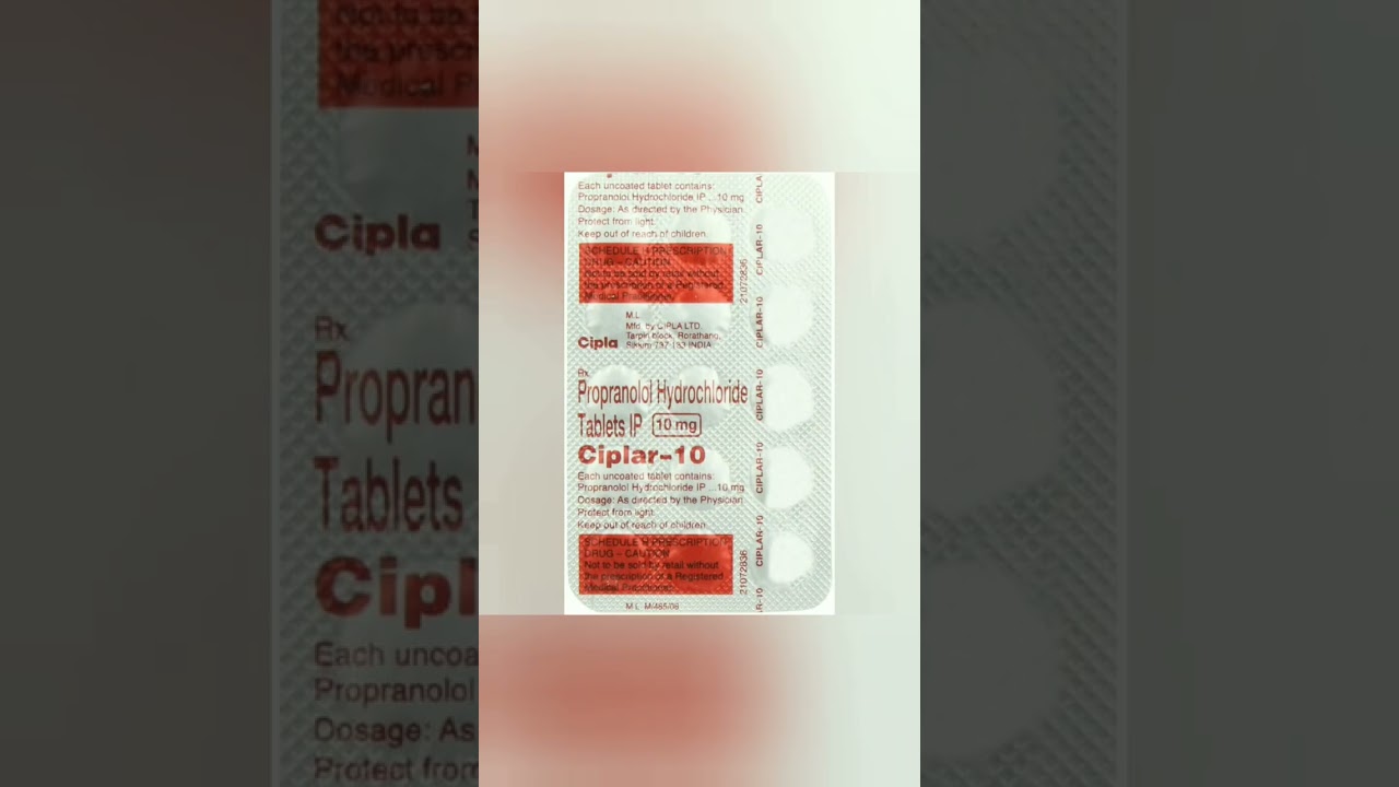 Ciplar 10 Tablet uses, side effects and doses in Hindi #shots