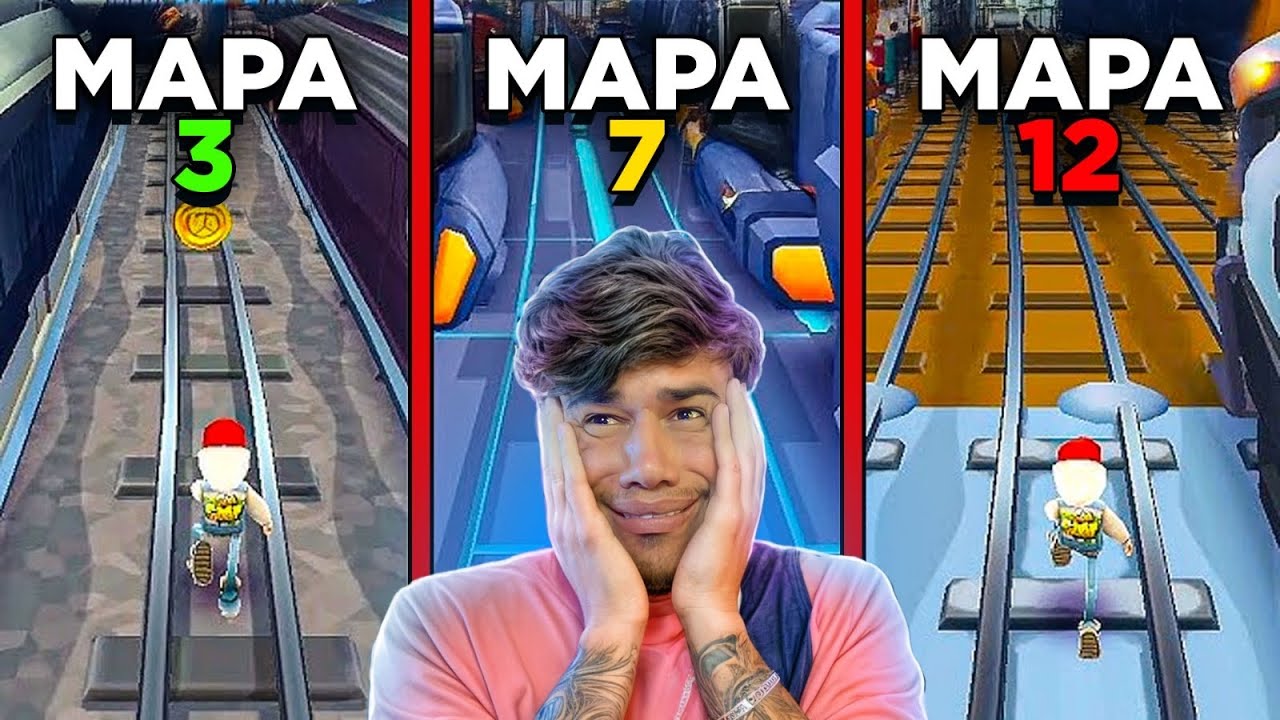 EU MUDO O MAPA TODA VEZ QUE EU BATO MEU RECORD NO SUBWAY SURFERS NO COIN!