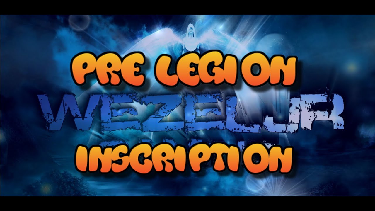 Inscription PRE Legion Quick GoldTip - Wow Gold Guide