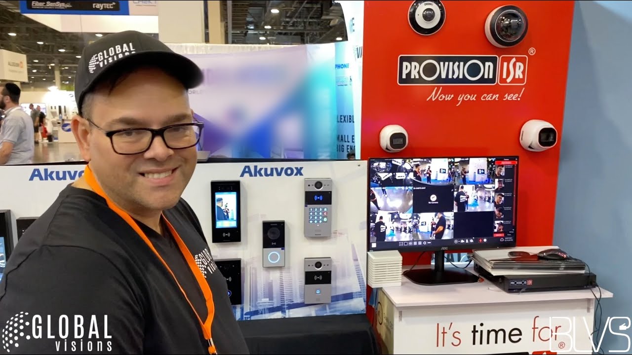 Демонстрация камеры видеонаблюдения ISR на выставке ISC West 2021