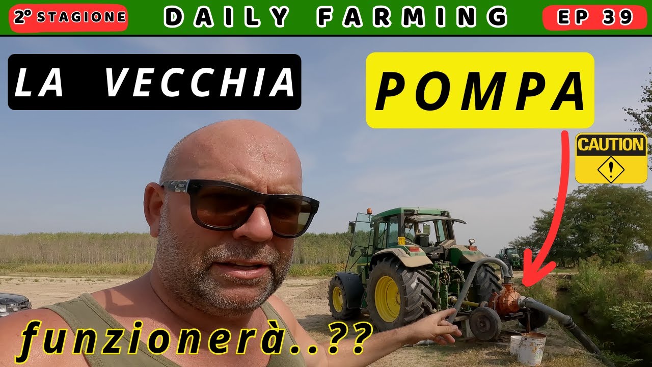 🔴Rimettiamo in funzione una vecchia pompa🔴 | irrighiamo la soia | dailyfarming39