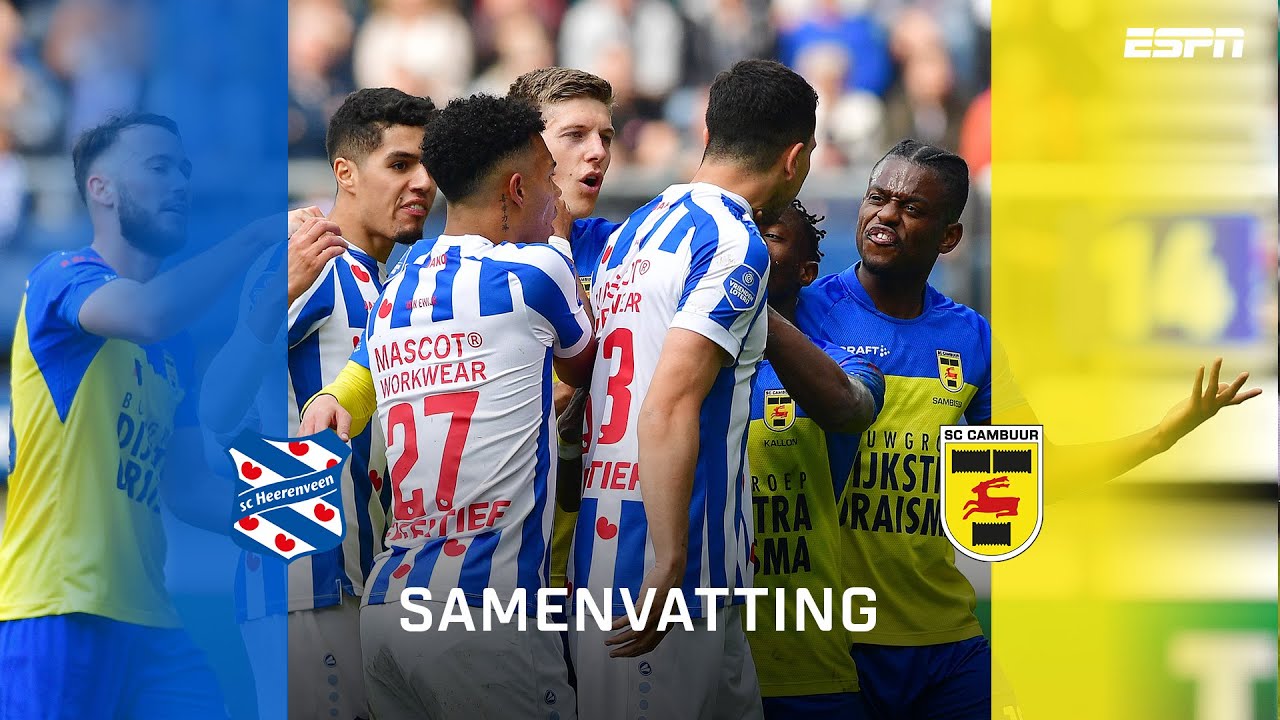 KRANKZINNIGE ONTKNOPING IN FRIESE DERBY 😱 | Samenvatting sc Heerenveen - SC Cambuur