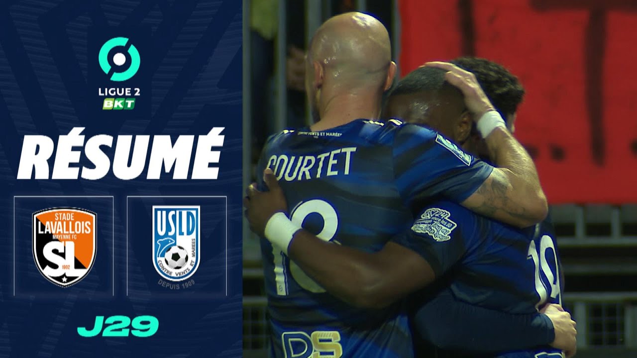 STADE LAVALLOIS MFC - USL DUNKERQUE (1 - 2) - R&eacute;sum&eacute; - (Laval - USLD) / 2023-2024