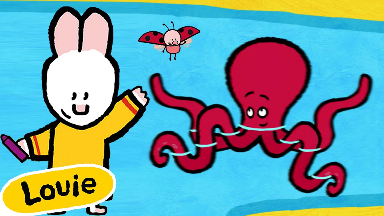 Louie, mal mir einen Oktopus | Zeichentrickfilme für Kinder | Louie - Deutsche