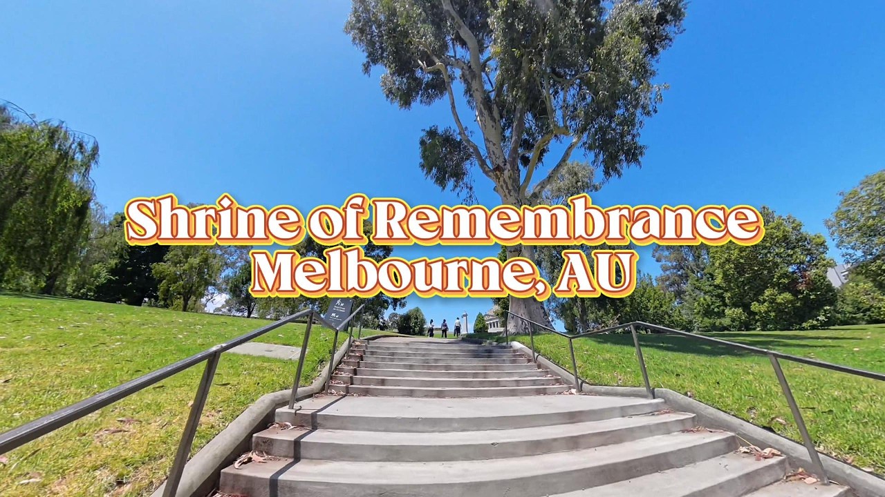 POV: A Quiet Walk Around the Shrine of Remembrance 🇦🇺 | #insta360  #melbourne