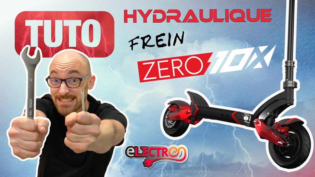 Tuto frein hydraulique zero 10X trottinette électrique zéro 10x reglage electrique nutt mercury 8X