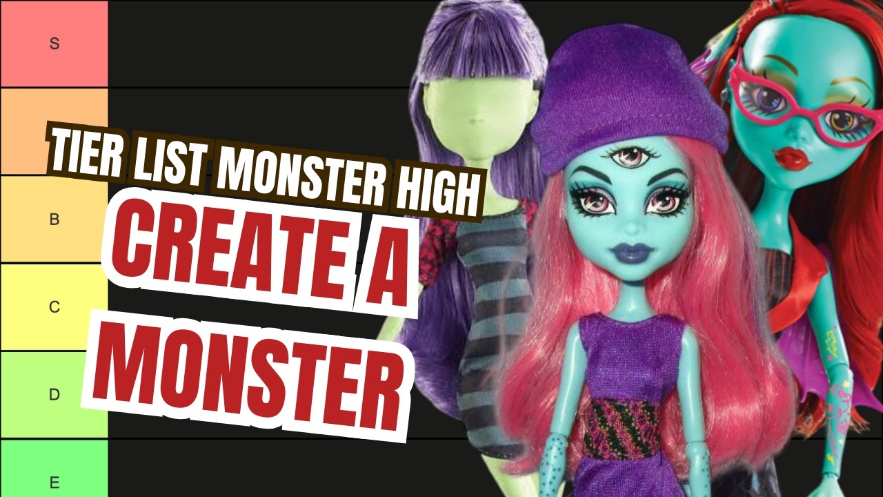Rankeando TODAS as Monster High CREATE A MONSTER!