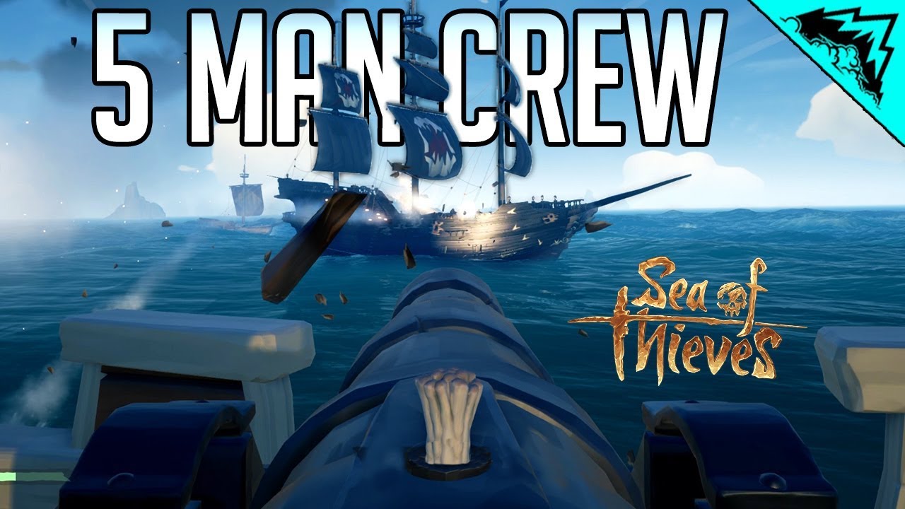 5 MAN CREW? - Sea of Thieves Most Deadly Crew (SOT Funny Moments & Highlights)