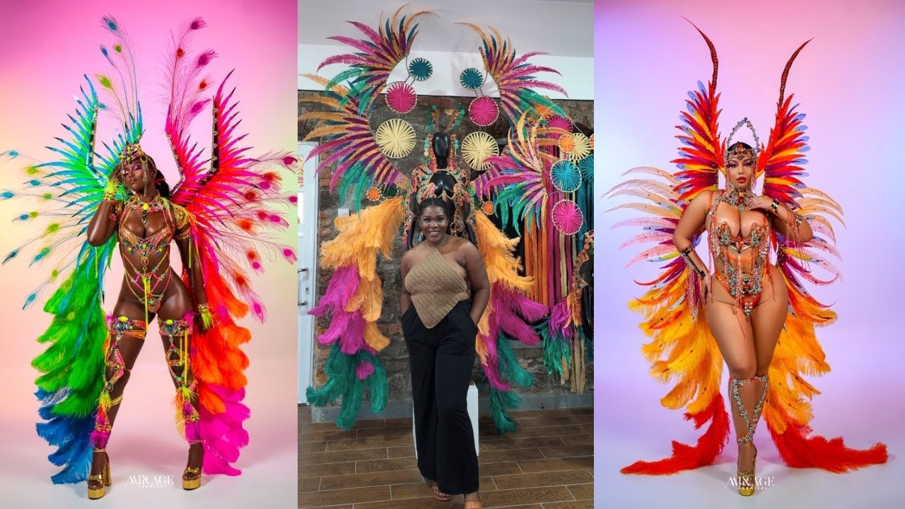 THE MUST HAVE CARNIVAL COSTUMES FOR VINCY MAS 2025 | MIRAGE CARNIVAL | #simpilos #glitterfreckles