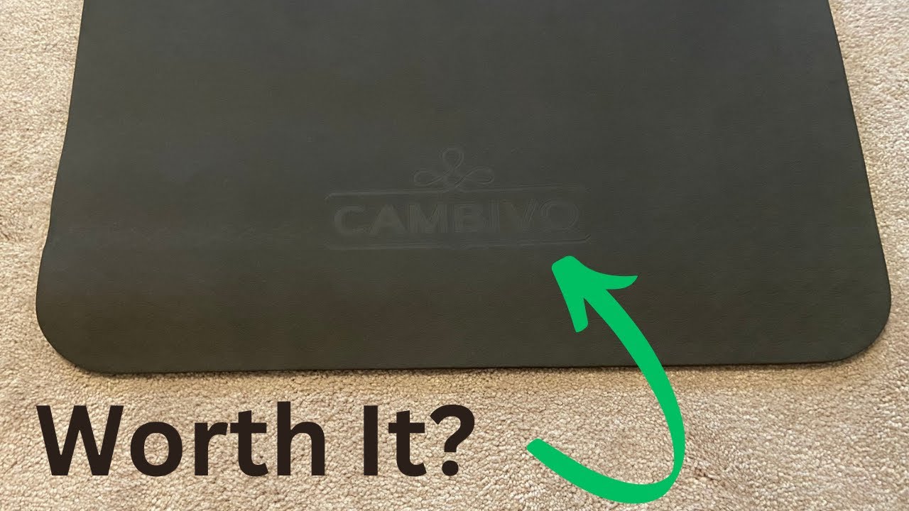 Review - CAMBIVO Yoga Mat, Non Slip, 72" x 24" TPE Yoga Mats, w/ Carrying Strap