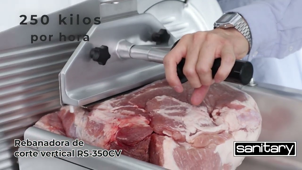 Rebanadora vertical carnicera Sanitary RS-350CV