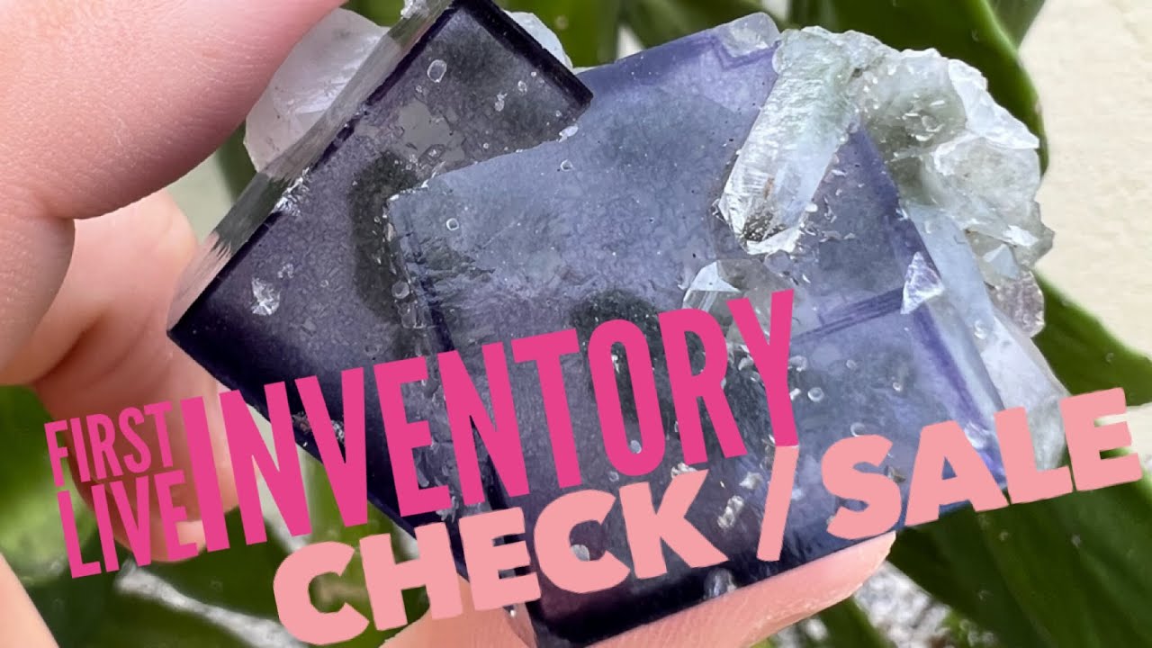 Crystal Gem and Mineral inventory live