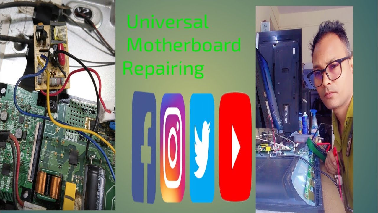 Universal motherboard Kaise?motherboard banana sikhen?Mere TV mein red light Nahin a Raha Hai Kya