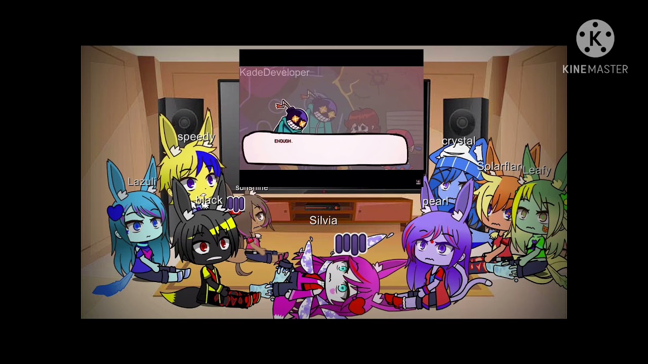 Eeveelution squad react to fnf witty mod