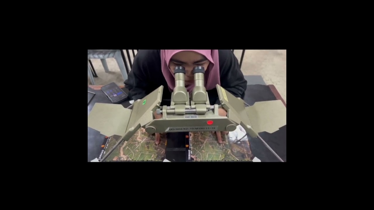 Stereoscopic vision using mirror stereoscope 🔬DGU3A  NUR AQILAH,JAZZREEN,AINUR FARISHA