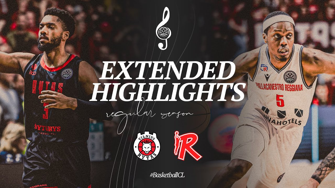 Rytas Vilnius v Pallacanestro Reggiana | Full Game Highlights | #BasketballCL 2024-25
