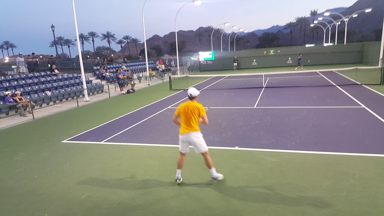 Mischa Zverev - Indian Wells Practice Courts 2018