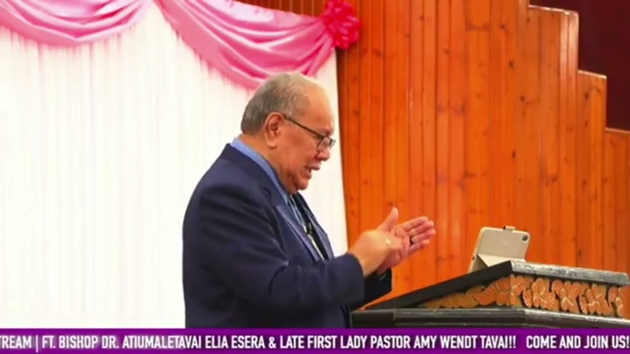 Bishop Dr. Elia Tavai. The WORD of God.