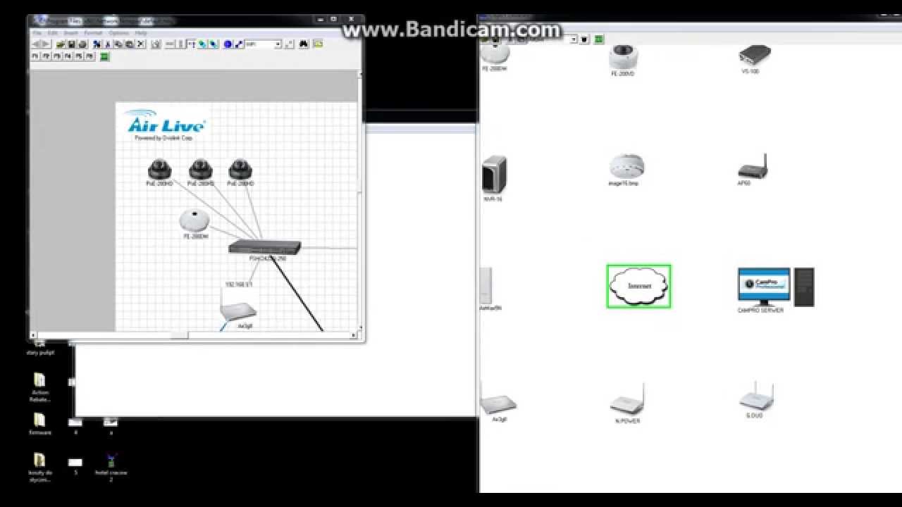 AirLive IP CAM Network Topology and LAN Design