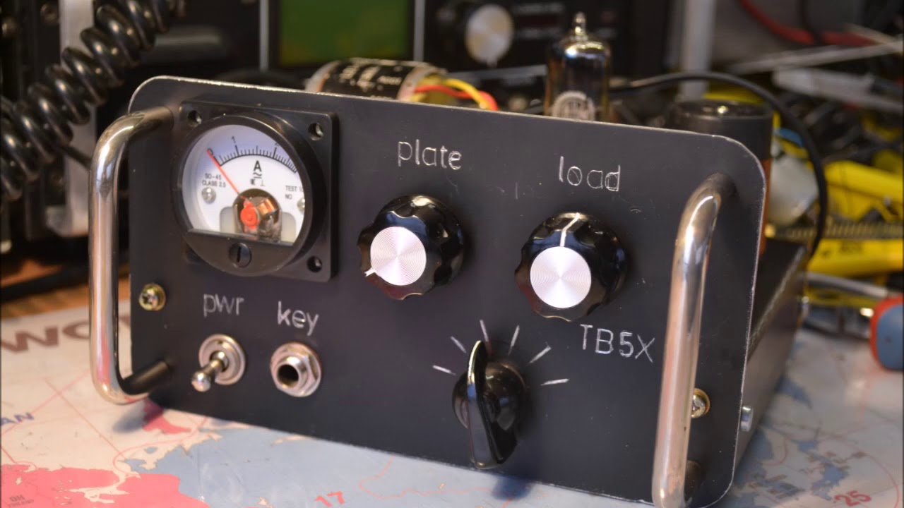 EL41 Vacuum Tube QRP CW Transtmitter