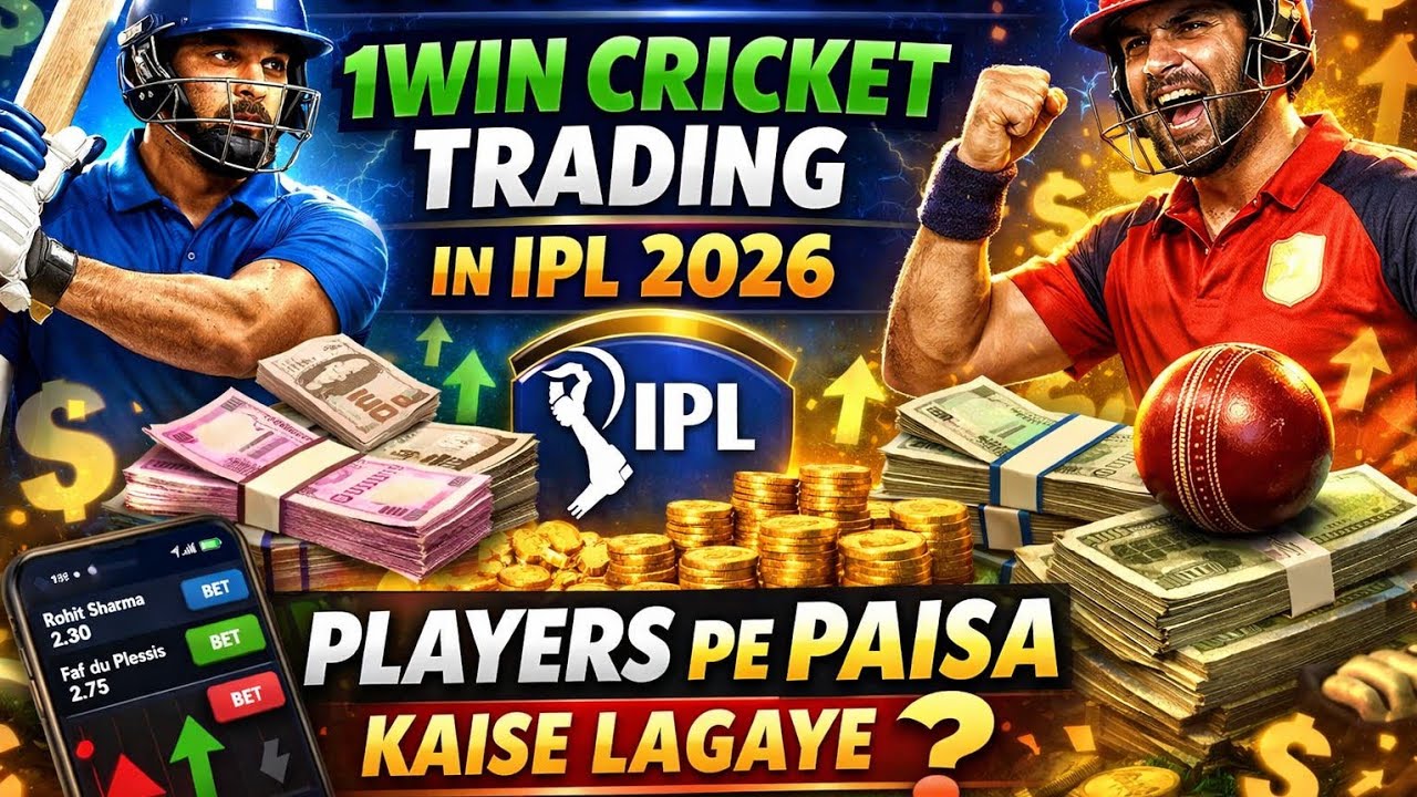 1 Win Pe kaise Khele ? how To Play 1 Win Cricket Trading IPL 2026