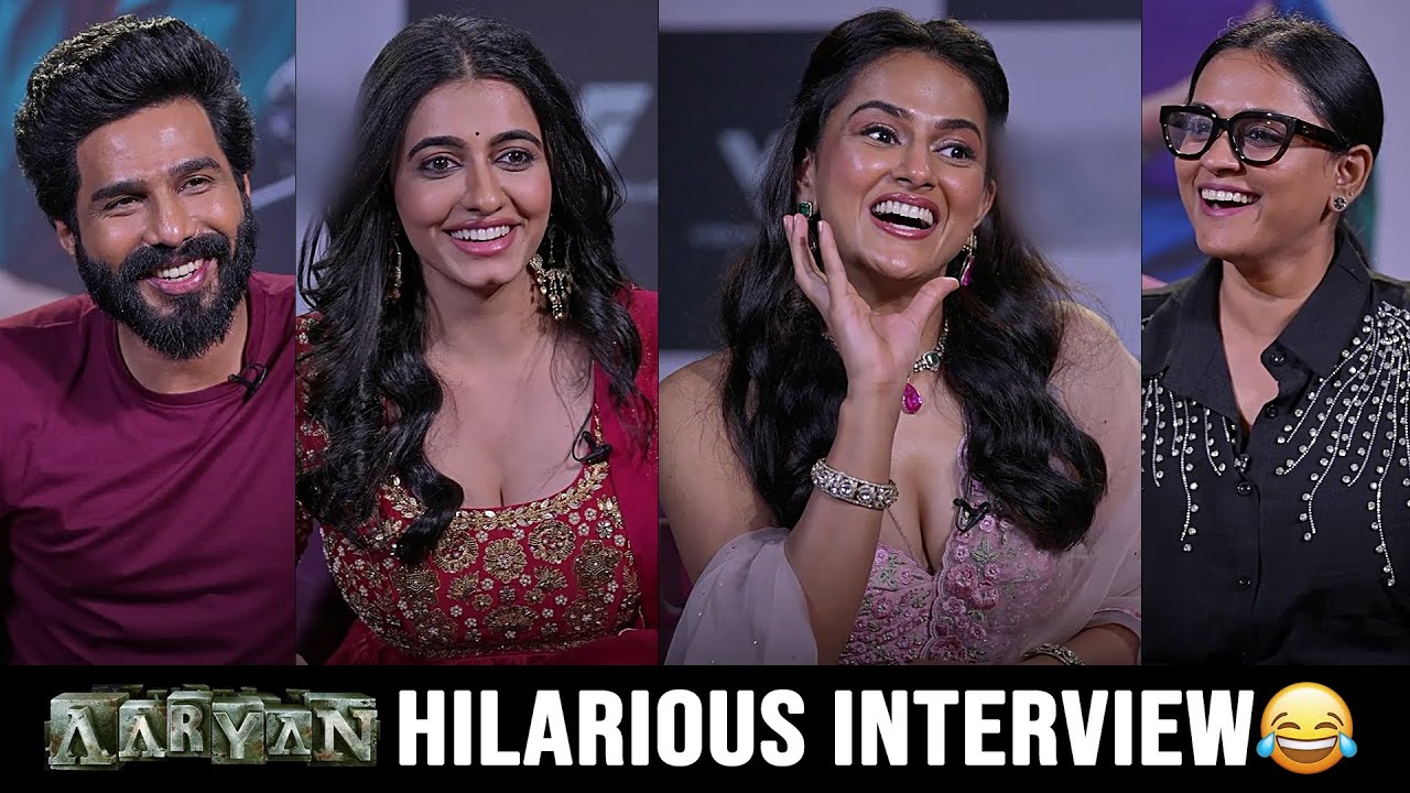 Aaryan Movie Team Hilarious Interview | Vishnu Vishal | Shraddha Srinath | Maanasa Choudhary