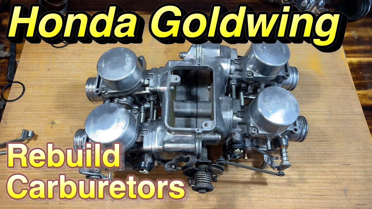 Honda Goldwing | Rebuild Carburetors 🛵