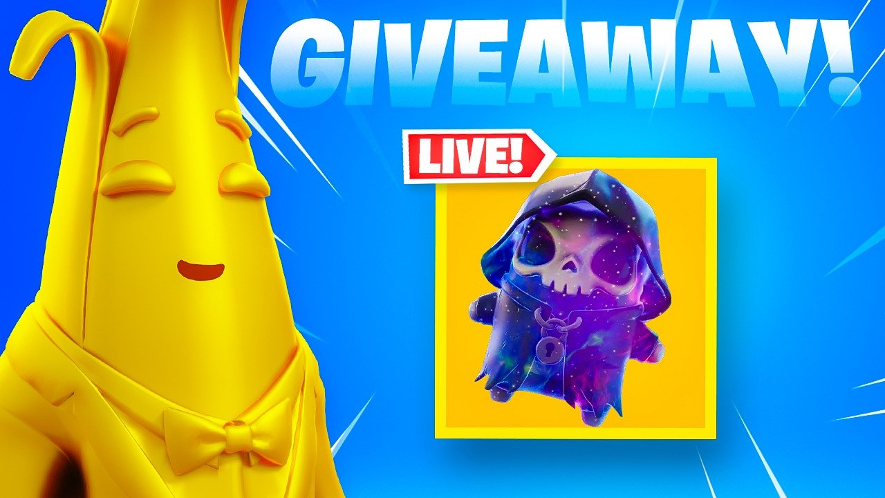 🔴LIVE - Fortnite GALAXY GRIM SPRITE GIVEAWAYS + CUSTOMS!