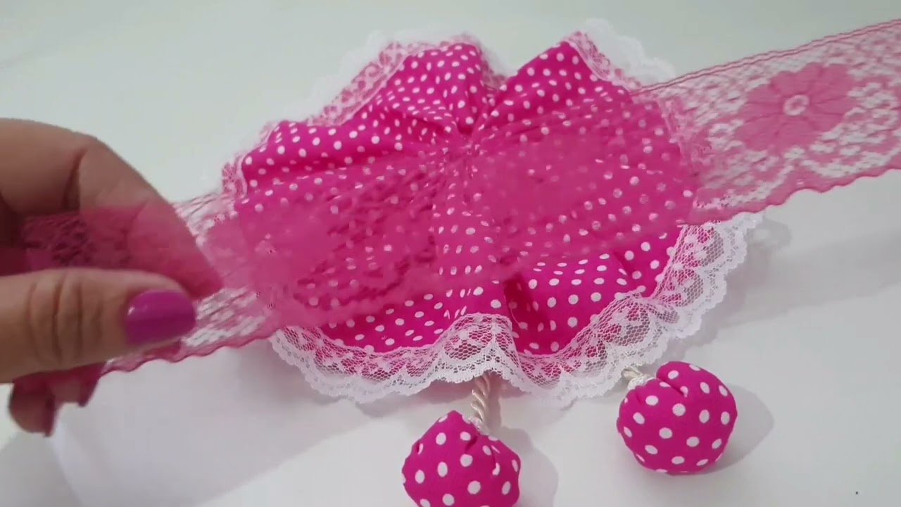 Bonequinha fofa feita de fuxico e papelão/fácil de fazer/ com Cris Pinheiro