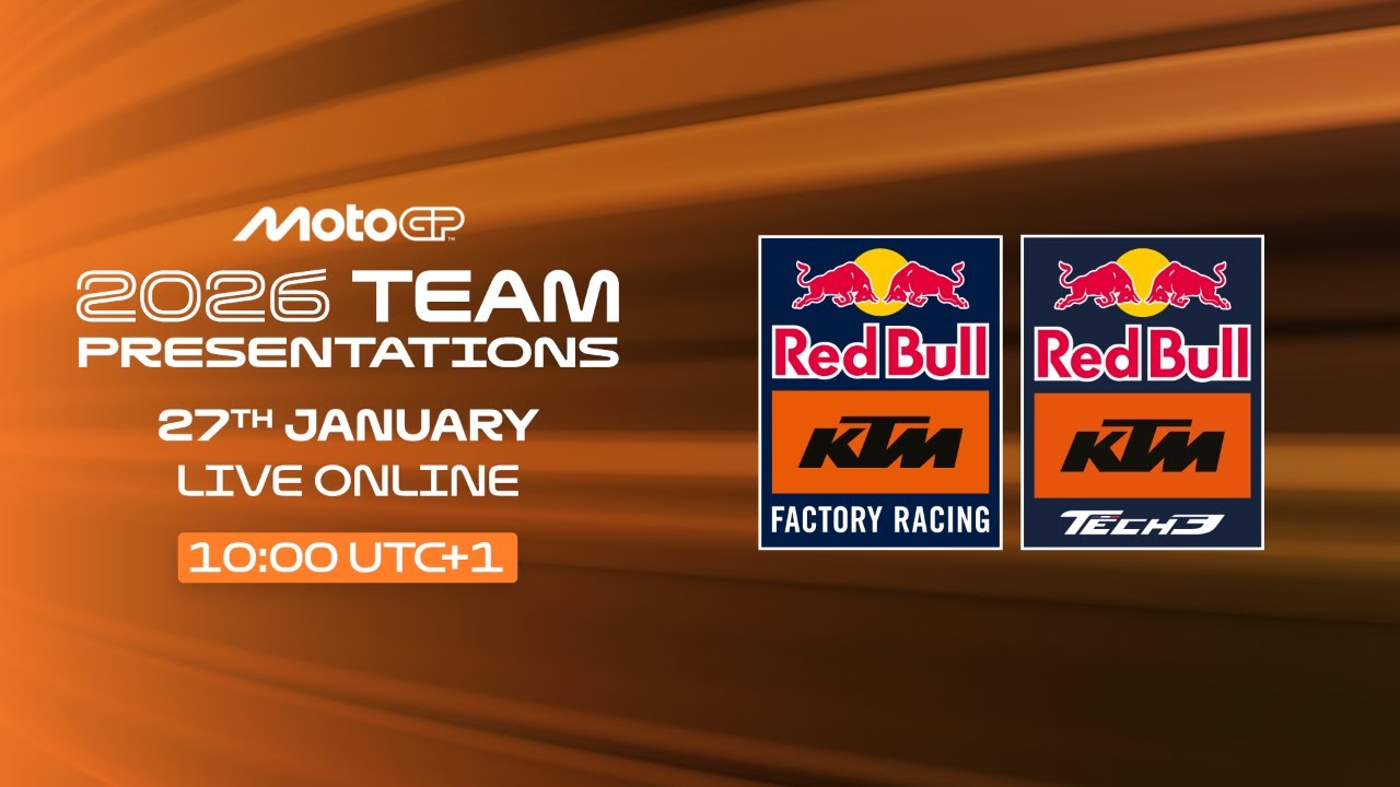 Red Bull KTM Factory Racing & Tech3 | 2026 MotoGP Teams Presentations Live Show