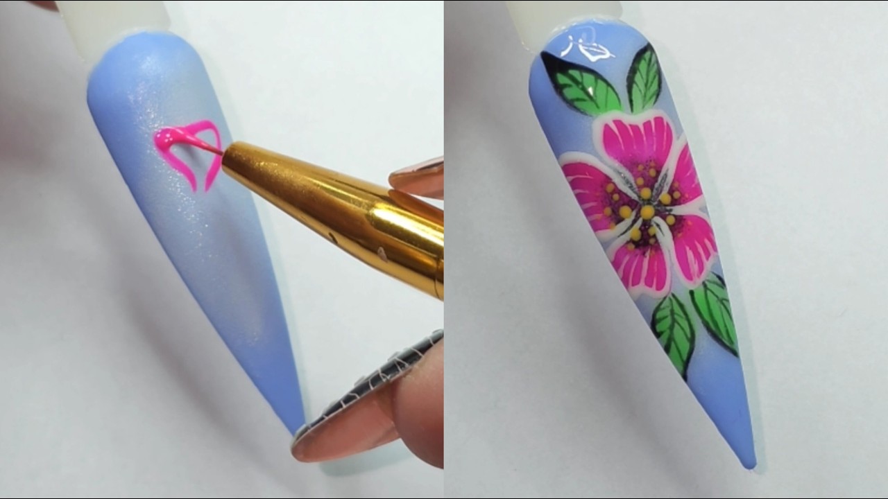 Simple Nail Art Design Tutorial  | Nail Art Tutorial for Beginners | Clean & Easy Design