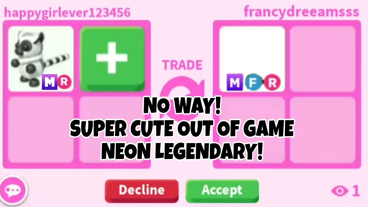 😱😛HUGE WIN! I GOT A VERY OLD HIGH DEMAND MEGA NEON LEGENDARY For My MEGA LEMUR + HUGE WIN TRADES!