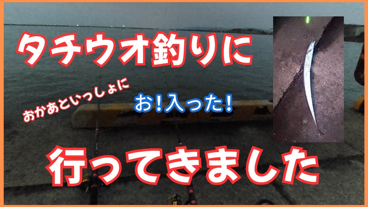 【和歌タチウオ】和歌山漁港へ、タチウオ釣りに行ってきました。