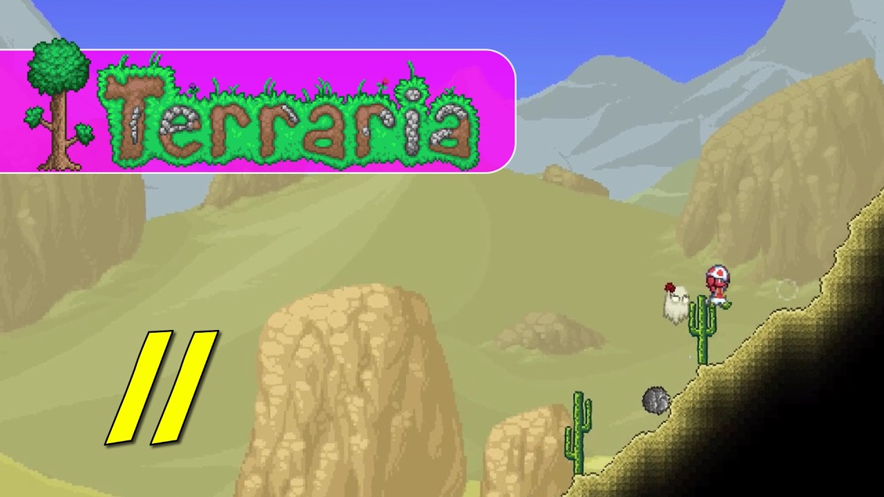 Terraria Ep 11 - DEMONS LIKE CRAFTING