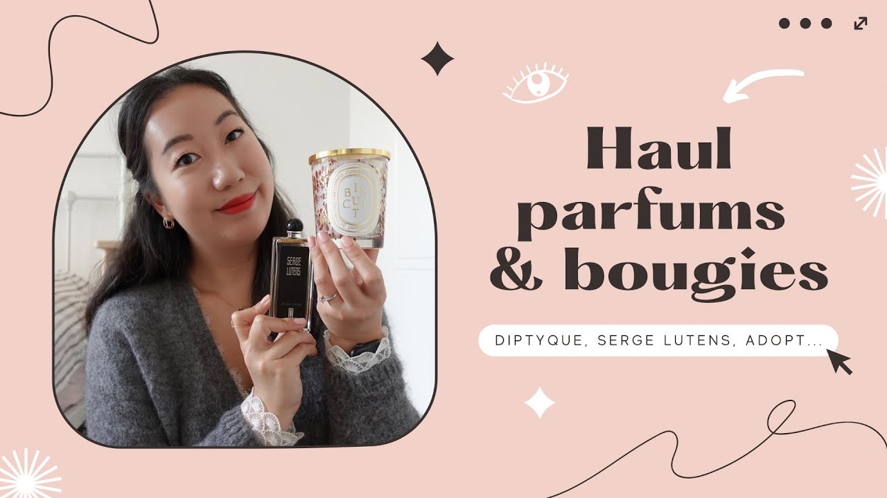 HAUL ​​🍁 Du parfum et des bougies ! Diptyque Noël, Serge Lutens, Adopt, Trudon 🍂| La gazette beauté