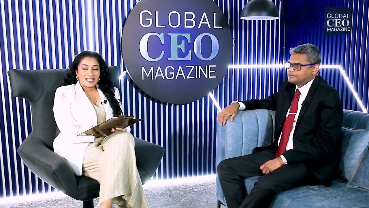 Mr. Ruwan Samarakkody, Acting Chief Risk Officer of the Bank of Ceylon with Global CEO