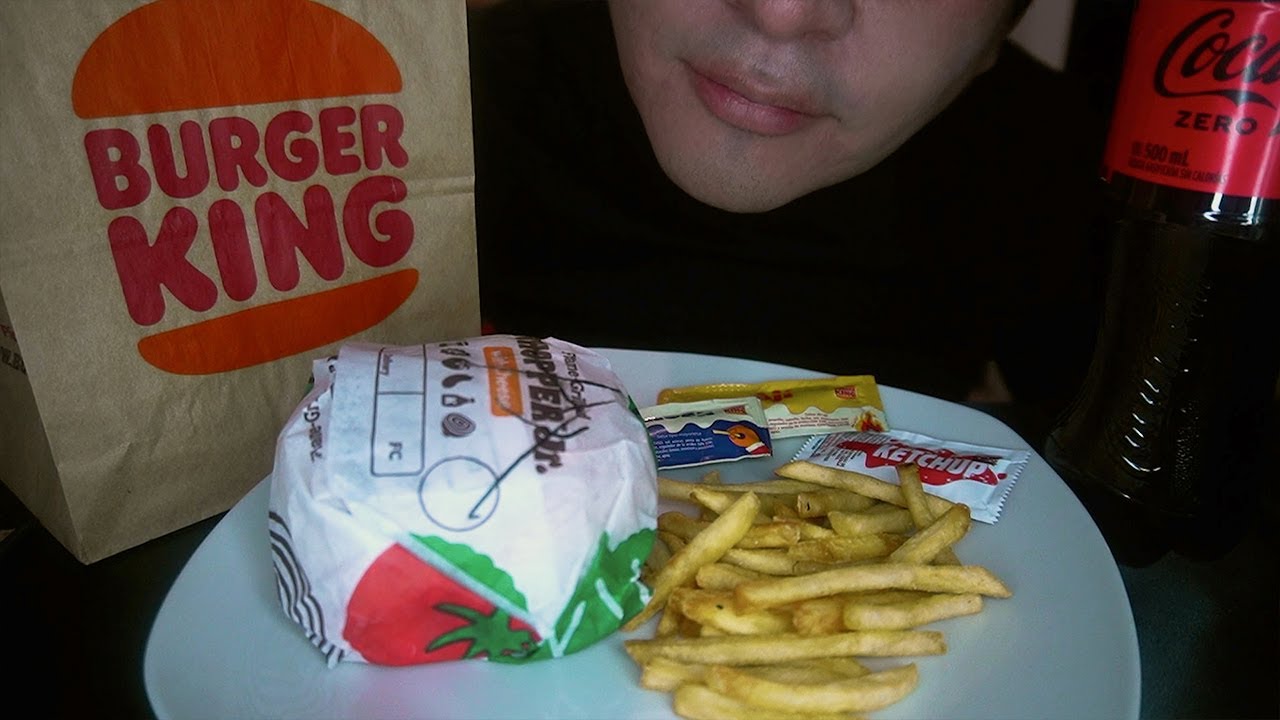 ASMR Probando Burger King 🍔