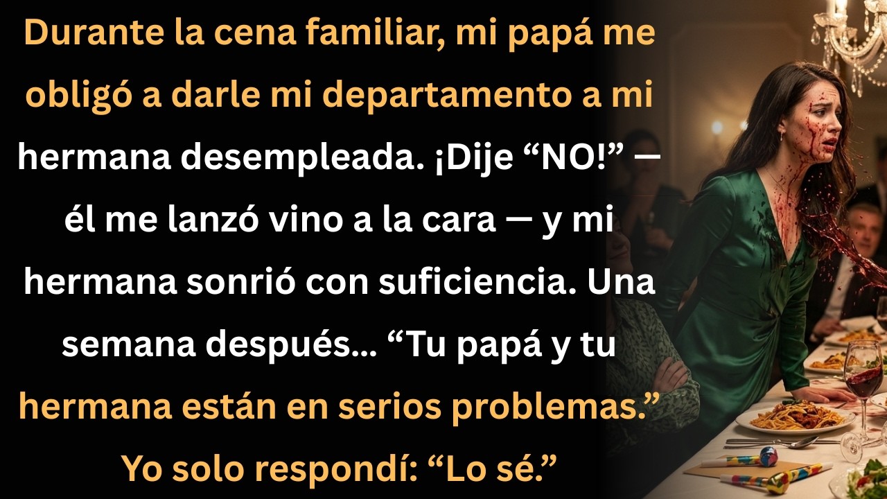 Mi papá me obligó a ceder mi departamento… dije NO y todo explotó.
