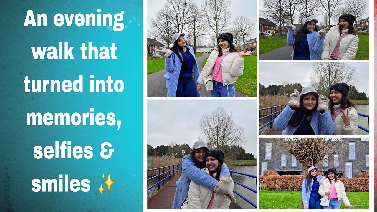 An evening walk that turned into memories, selfies & smiles ✨@netherlandsmallu 