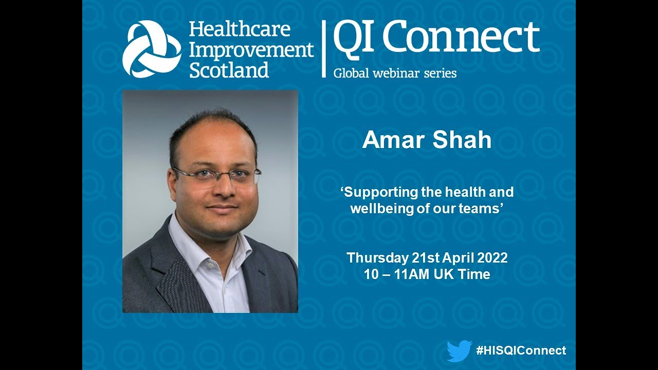 QI Connect with Amar Shah, Thursday 22nd April 2022