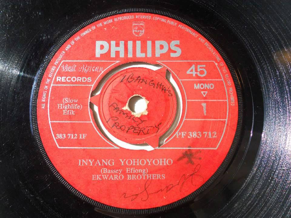 Ekwaro Brothers - Inyang Yohoyoho (Slow Highlife - Efik) (Philips Pf.383712)