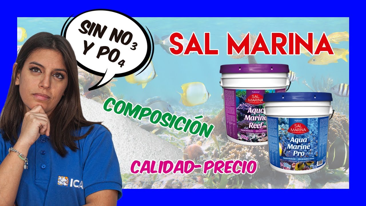 Como escoger la MEJOR SAL 🌊 para tu ACUARIO MARINO 🐠🐟