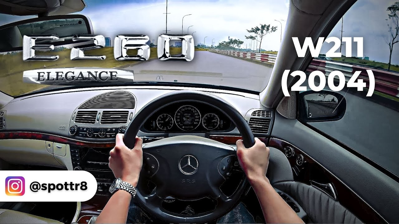 MERCY TUA PALING NYAMAN! 2004 Mercedes Benz W211 E260 - POV Driving INDONESIA by spottr8