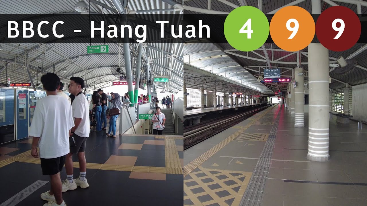 BBCC - Hang Tuah Monorail Station to LRT Station | Monorail, Sri Petaling & Ampang Lines