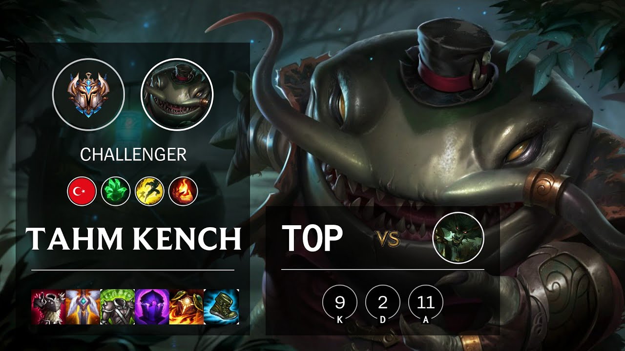 Tahm Kench Top vs Warwick - TR Challenger Patch 10.13
