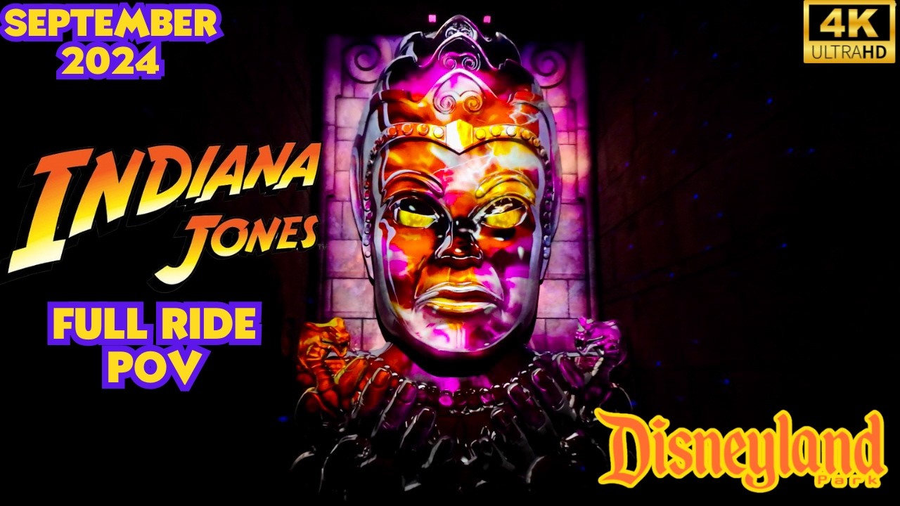 Indiana Jones Adventure NEWLY RE-OPENED | Disneyland Rides 2024 [4K POV]
