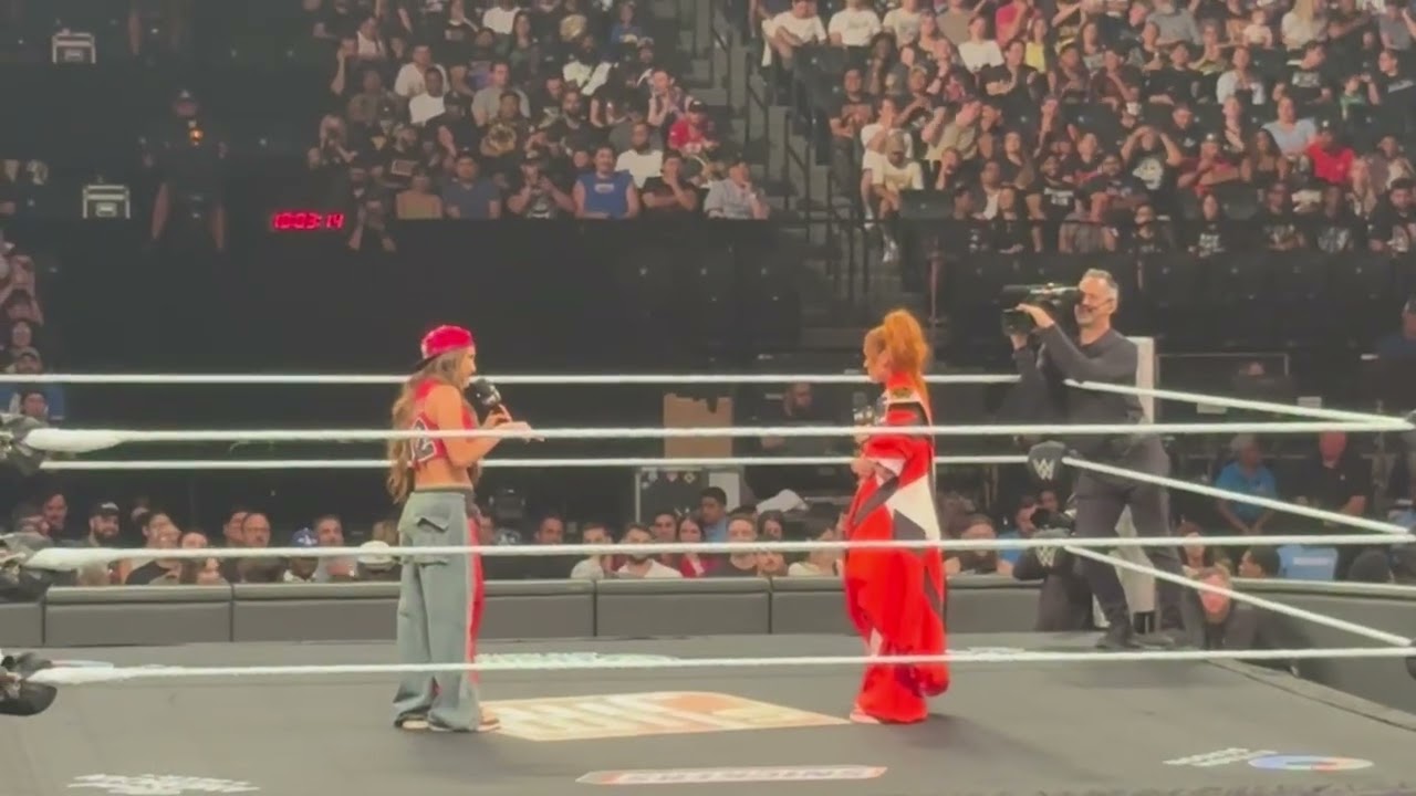 Nikki Bella vs Becky Lynch War of Words WWE RAW #wwe #nikkibella #beckylynch