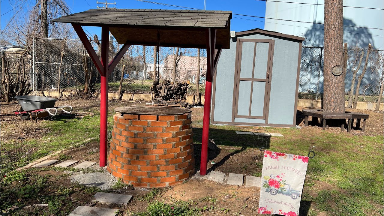 Renovando y dando vida a este pozo de agua 
